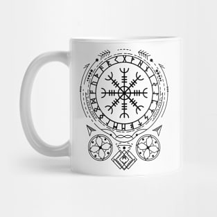 Helm of Awe - Aegishjalmur | Norse Pagan Symbol Mug